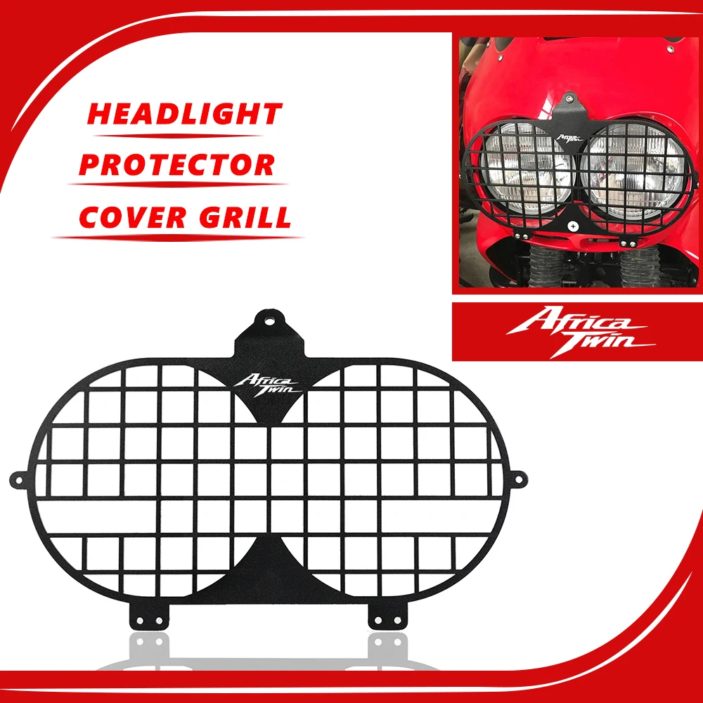 

For Honda XRV750 AfricaTwin 1996 1997 1998 1999 2000 2001 2002 Moto Headlight Protector Cover Grill Guard XRV 750 Africa Twin
