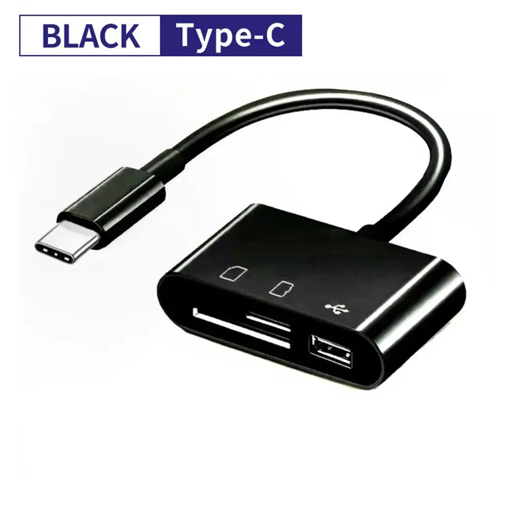 Usb Type C Card Reader Otg Adapter Micro Usb SD/TF Card Reader For Android Phone Computer Multi-function Data Transfer Cable
Usb Type C Card Reader Otg Adapter Micro Usb SD/TF Card Reader For Android Phone Computer Multi-function Data Transfer Cable