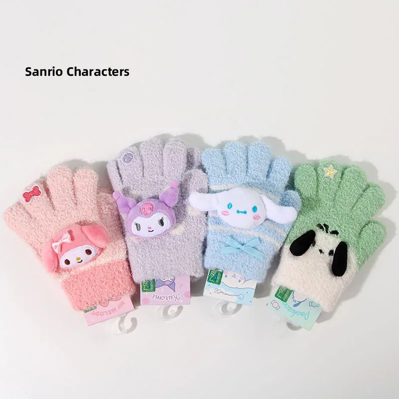 Winter Sanrio Children's Gloves Cartoon My Melody Cinnamoroll Five-Finger Winter Gloves Kawaii Plush Warmtoys for Kids Gifts
Winter Sanrio Children's Gloves Cartoon My Melody Cinnamoroll Five-Finger Winter Gloves Kawaii Plush Warmtoys for Kids Gifts