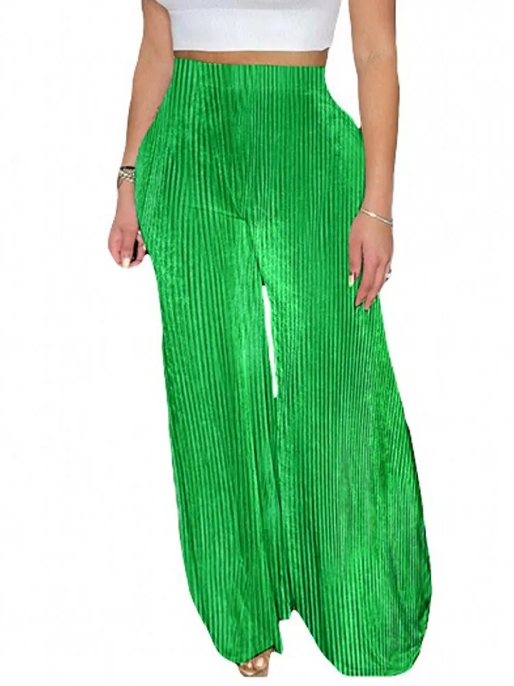 Elastic High Waist Pants Women Fashion Solid Ribbed Long Trouser 2022 Autumn New Street Style Loose Casual Female Wide Leg Pants
Elastic High Waist Pants Women Fashion Solid Ribbed Long Trouser 2022 Autumn New Street Style Loose Casual Female Wide Leg Pants