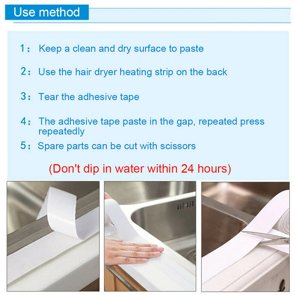1pc Bath Sealing Strip 1M X 38mm Trial Pack Sealing Strip Bath Shower Sink Basin Edge Sealant Tape For Bathroom Kitchen 2022 New
1pc Bath Sealing Strip 1M X 38mm Trial Pack Sealing Strip Bath Shower Sink Basin Edge Sealant Tape For Bathroom Kitchen 2022 New