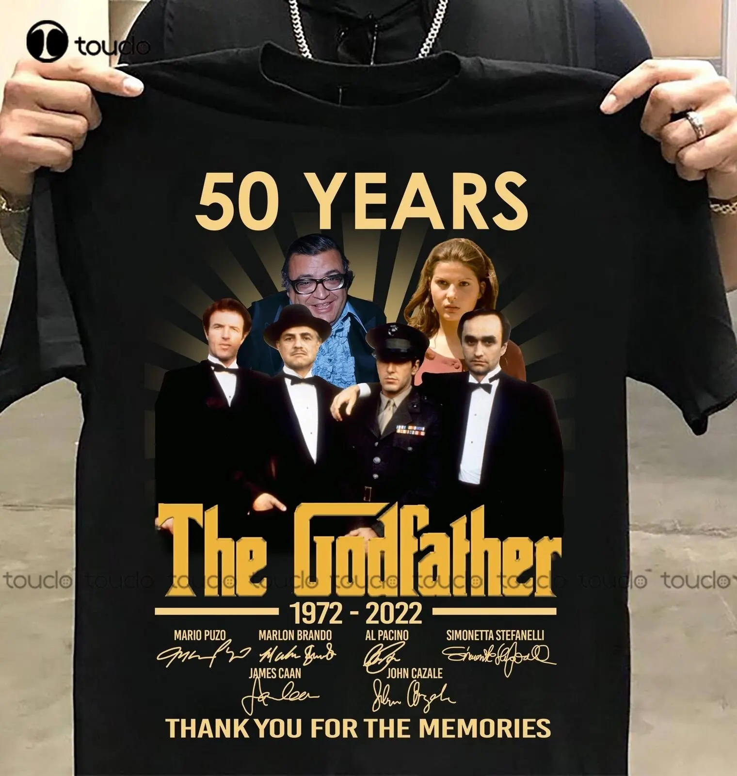 The Godfather 50 Years 1972-2022 Signed Thank You For The Memories T-Shirt Cool Shirts Xs-5Xl Custom Gift Unisex Streetwear
The Godfather 50 Years 1972-2022 Signed Thank You For The Memories T-Shirt Cool Shirts Xs-5Xl Custom Gift Unisex Streetwear