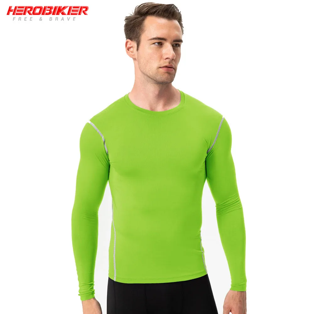 HEROBIKER Мужская Спортивная футболка для бега, топ, быстросохнущие колготки, мотоциклетное нижнее белье с базовым слоем, одежда для тренажерно...
HEROBIKER Мужская Спортивная футболка для бега, топ, быстросохнущие колготки, мотоциклетное нижнее белье с базовым слоем, одежда для тренажерно...