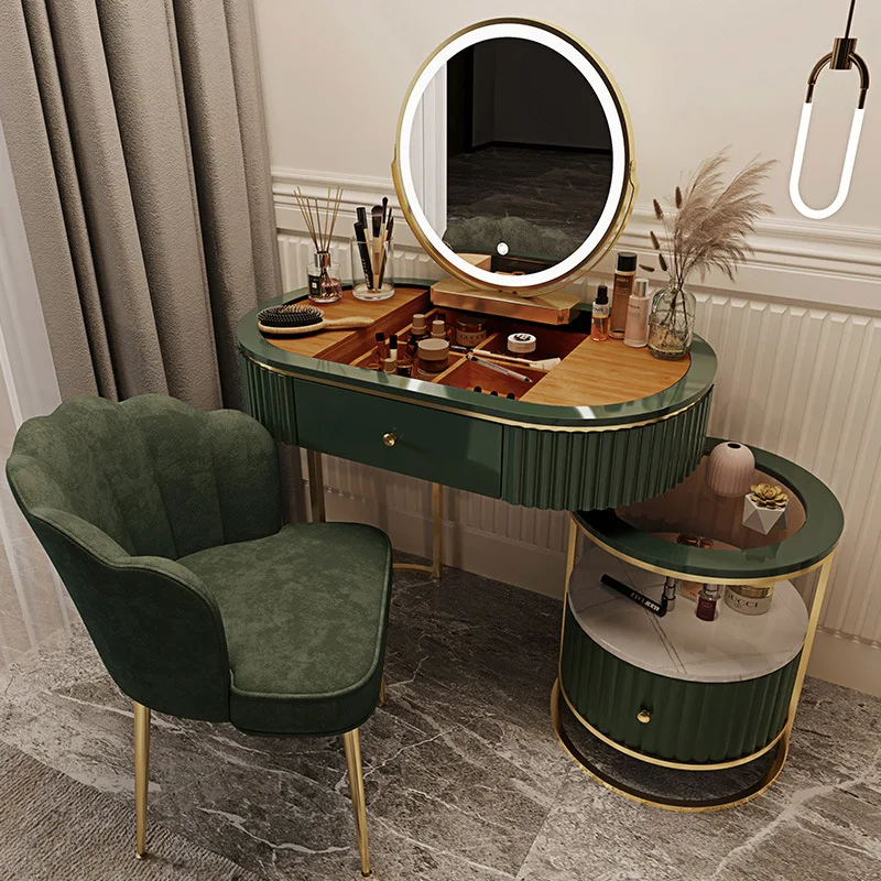 80/100 cm Light Luxury Dressing Table Bedroom Modern Dressing Table Storage Cabinet Furniture Makeup Table Dressers For Women
80/100 cm Light Luxury Dressing Table Bedroom Modern Dressing Table Storage Cabinet Furniture Makeup Table Dressers For Women