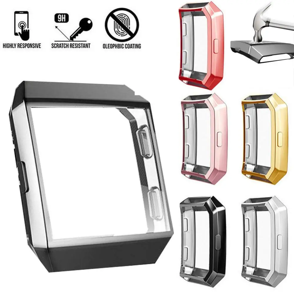 Ultra-thin Soft TPU Screen Protector Case Cover for Fitbit Ionic Smart Watch 
Ultra-thin Soft TPU Screen Protector Case Cover for Fitbit Ionic Smart Watch