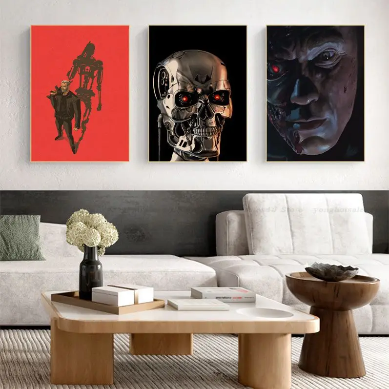 The Terminator Movie Sticky Posters Decoracion Painting Wall Art White Kraft Paper Home Decor
The Terminator Movie Sticky Posters Decoracion Painting Wall Art White Kraft Paper Home Decor