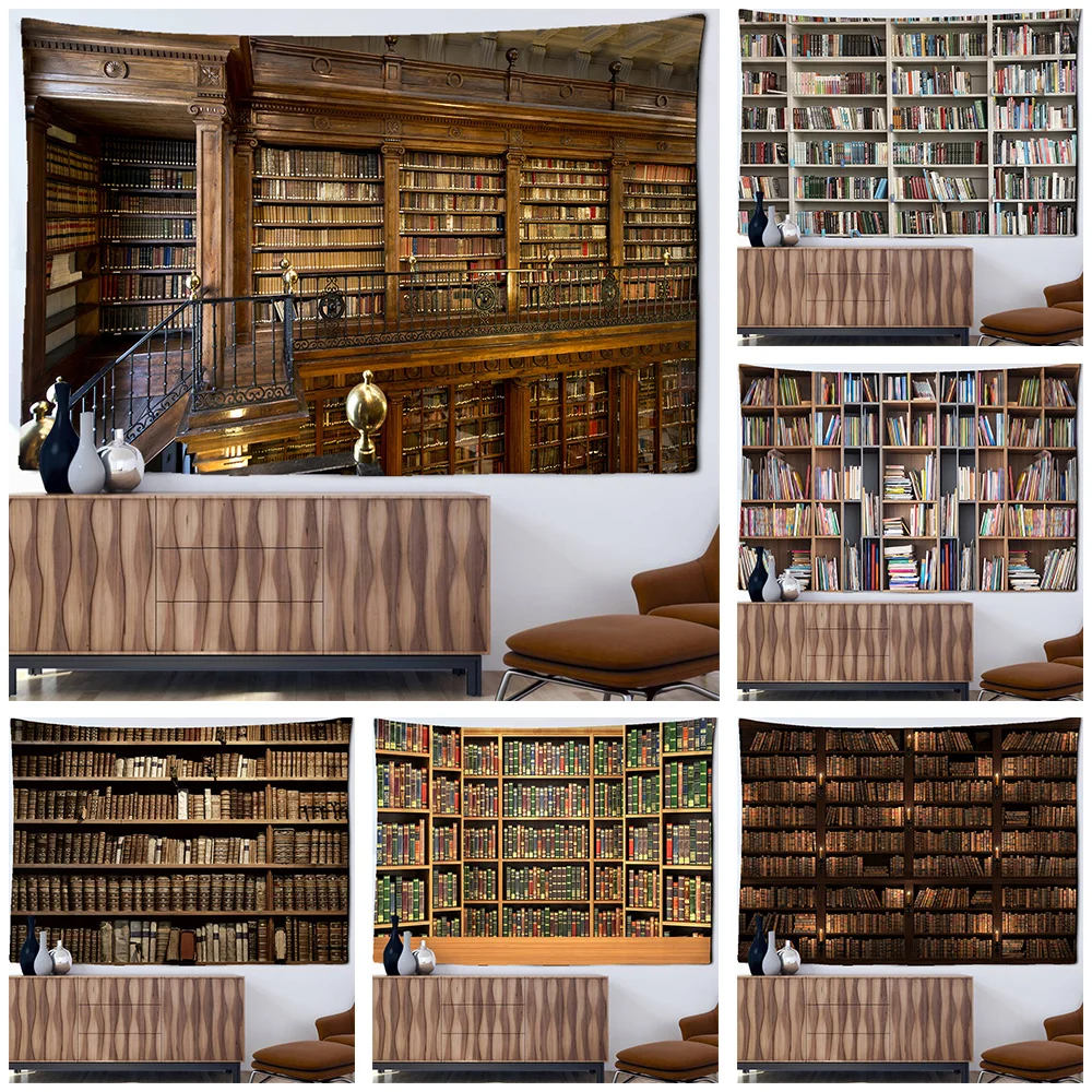 Magic Retro Bookshelf Tapestry Art Wall Hanging Tapestries Bedspread Throw Home Decor
Magic Retro Bookshelf Tapestry Art Wall Hanging Tapestries Bedspread Throw Home Decor