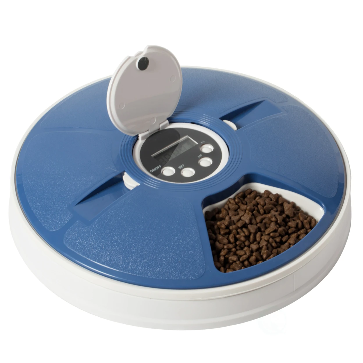 6-Meal Automatic Pet Feeder LCD Smart Programmable Time Setting Pet Dog Food Compartment Dispenser
6-Meal Automatic Pet Feeder LCD Smart Programmable Time Setting Pet Dog Food Compartment Dispenser