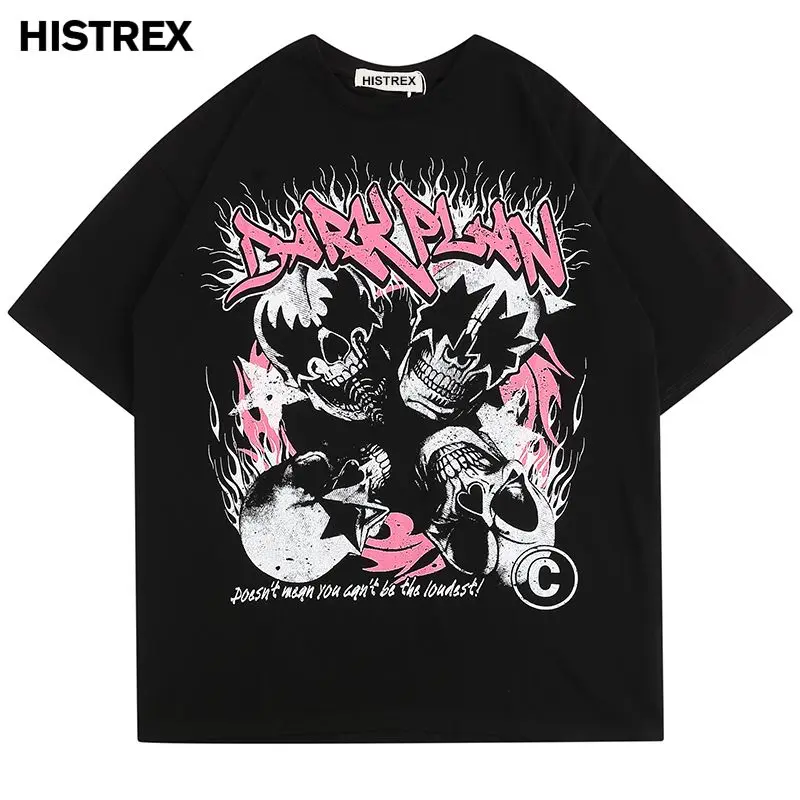 Мужская уличная футболка в стиле гранж Y2k, футболка с графическим принтом 2023 года, хлопковая футболка в стиле хип-хоп, женские свободные готи...
Мужская уличная футболка в стиле гранж Y2k, футболка с графическим принтом 2023 года, хлопковая футболка в стиле хип-хоп, женские свободные готи...