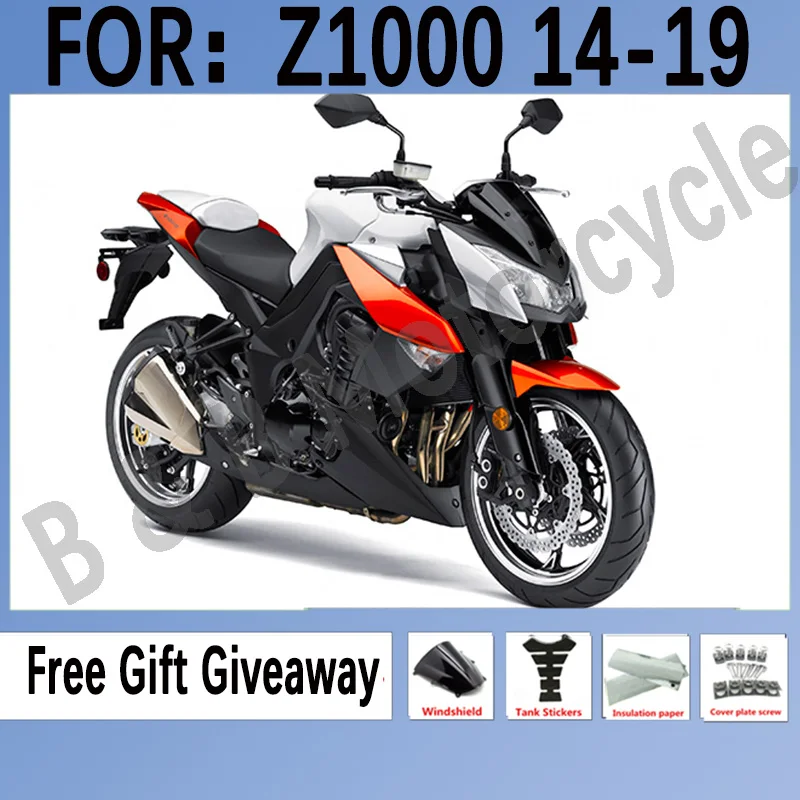 Комплект обтекателей из АБС-пластика для мотоцикла, подходит для Z1000 2014 2015 2016 2017 2018 Z1000 2019-2014, Обтекатели для кузова белого и оранжевого цвета
Комплект обтекателей из АБС-пластика для мотоцикла, подходит для Z1000 2014 2015 2016 2017 2018 Z1000 2019-2014, Обтекатели для кузова белого и оранжевого цвета