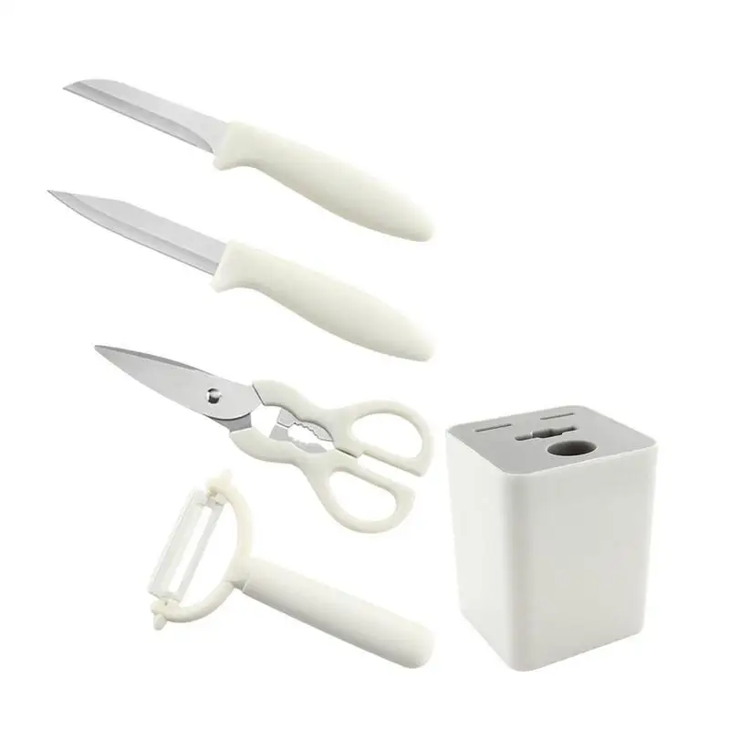 Cookware Utensils Set 5 Piece Kitchen Utensils Set With Holder Kitchen Gadgets Tool Set Includes Fruit Cutter Tooth-blade Bread
Cookware Utensils Set 5 Piece Kitchen Utensils Set With Holder Kitchen Gadgets Tool Set Includes Fruit Cutter Tooth-blade Bread