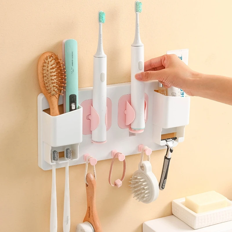 Wall-mounted Bathroom Toothbrush Holder Space Saving Hanging Cups Toothbrush
Wall-mounted Bathroom Toothbrush Holder Space Saving Hanging Cups Toothbrush