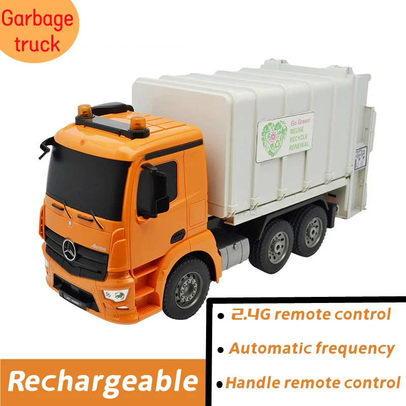 Large Size Remote Control Garbage Sorting Truck Rechargeable Sanitation Vehicle Engineering Vehicle Toys Gifts for Children 1:20
Large Size Remote Control Garbage Sorting Truck Rechargeable Sanitation Vehicle Engineering Vehicle Toys Gifts for Children 1:20