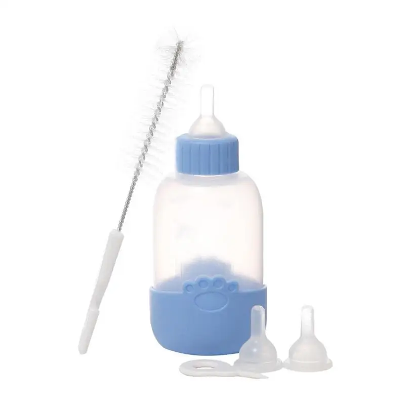 Kitten Feeding Bottles Puppy Milk Feeder 100ml Soft Comfortable Food Grade Feeding Bottle With Teat And Brush For Puppies
Kitten Feeding Bottles Puppy Milk Feeder 100ml Soft Comfortable Food Grade Feeding Bottle With Teat And Brush For Puppies