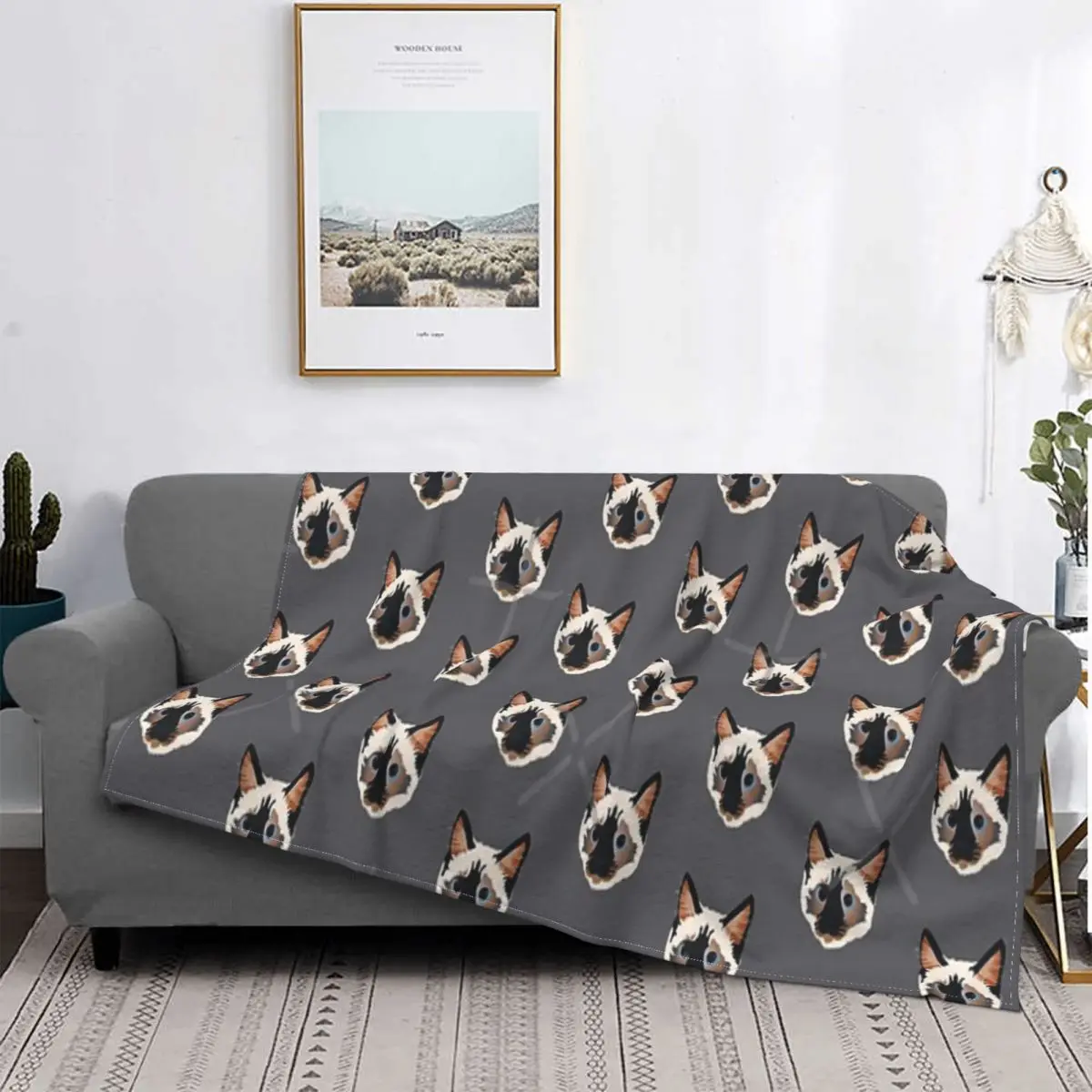 Manta de gato siamés, colcha para cama, manta a cuadros de muselina para Picnic, Sudadera con capucha, manta para niños
Manta de gato siamés, colcha para cama, manta a cuadros de muselina para Picnic, Sudadera con capucha, manta para niños