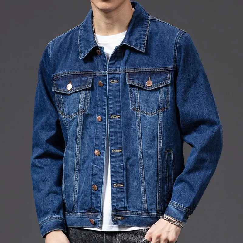 Men Clothing Blue Denim Jacket Korea New Autumn Spring Fashion Slim Skinny Coat Male Casual Cowboy Jacket Large Size 4XL E228
Men Clothing Blue Denim Jacket Korea New Autumn Spring Fashion Slim Skinny Coat Male Casual Cowboy Jacket Large Size 4XL E228