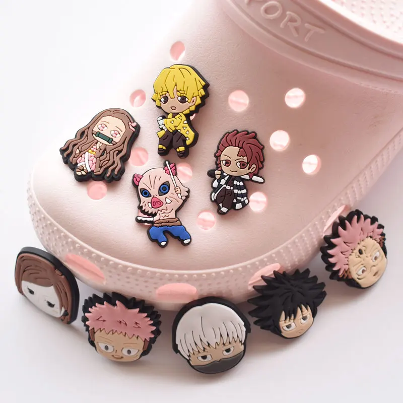 Demon Slayer Anime Figures Shoe Buckle Croc Charms DIY Sneakers Accessories Souvenir Wholesale Boys Women Kids Party X-mas Gifts
Demon Slayer Anime Figures Shoe Buckle Croc Charms DIY Sneakers Accessories Souvenir Wholesale Boys Women Kids Party X-mas Gifts