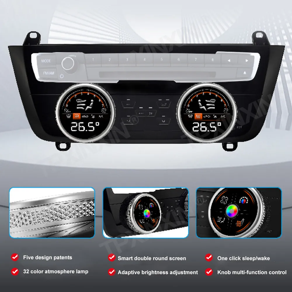 AC Panel Screen For BMW 3 Series 2013 2014 2015 2016 2017 2018 2019 Atmosphere Lamp A/C Panel Air Conditioner Receiver Head Unit
AC Panel Screen For BMW 3 Series 2013 2014 2015 2016 2017 2018 2019 Atmosphere Lamp A/C Panel Air Conditioner Receiver Head Unit