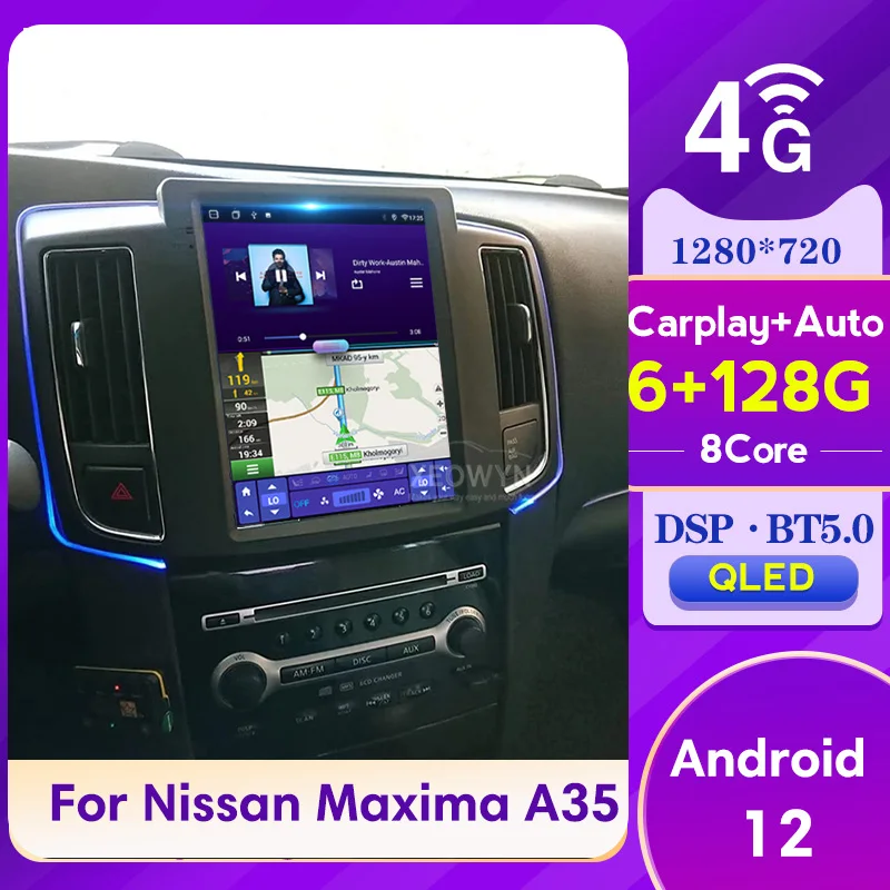 Vertical Screen Android 12 Car Radio Multimedia Player for nissan maxima A35 2009-2014 Stereo Autoradio Auto Audio Carplay
Vertical Screen Android 12 Car Radio Multimedia Player for nissan maxima A35 2009-2014 Stereo Autoradio Auto Audio Carplay