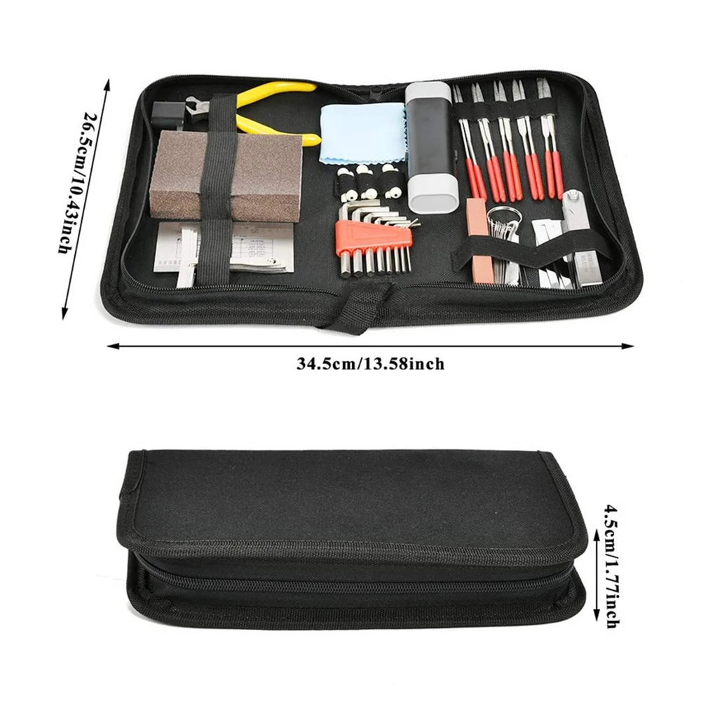 Multifunction Acoustic Guitar Repairing Tool Kit String Instrument Bass Maintenance Nut File Musician Professional Tool Set
Multifunction Acoustic Guitar Repairing Tool Kit String Instrument Bass Maintenance Nut File Musician Professional Tool Set