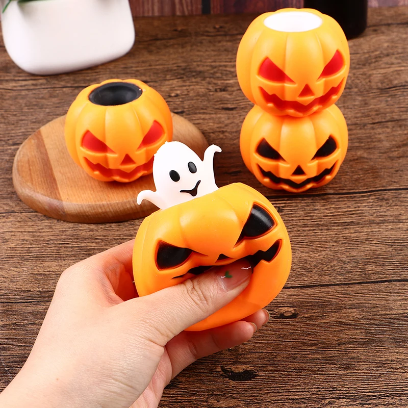 1pc Random Halloween Ghost Pumpkin Head Squeeze Toys Jump Cup Fidget Toys For Children Toy Funny Gift
1pc Random Halloween Ghost Pumpkin Head Squeeze Toys Jump Cup Fidget Toys For Children Toy Funny Gift