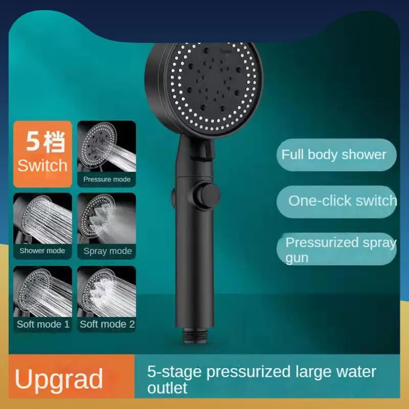 Shower Head Multi-function Water Saving Shower Nozzle Large Water Spray Five-speed Adjustable High Pressure Bath Shower Head
Shower Head Multi-function Water Saving Shower Nozzle Large Water Spray Five-speed Adjustable High Pressure Bath Shower Head