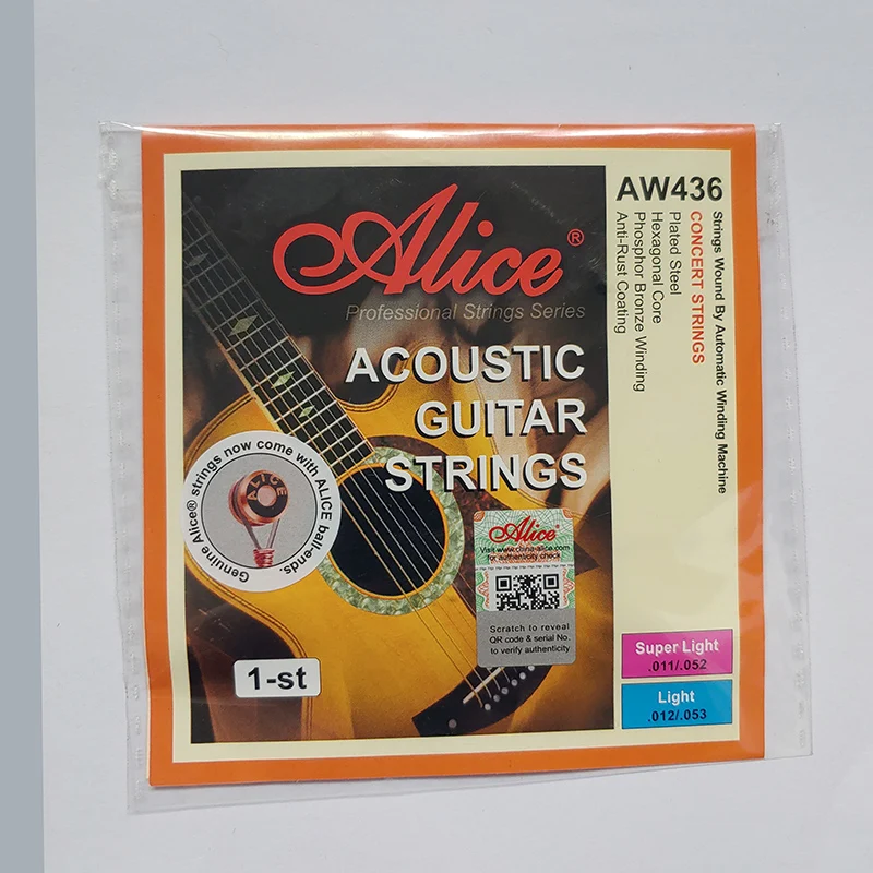 Alice AW436 SL Acoustic Guitar String 1st String 1 Piece
Alice AW436 SL Acoustic Guitar String 1st String 1 Piece