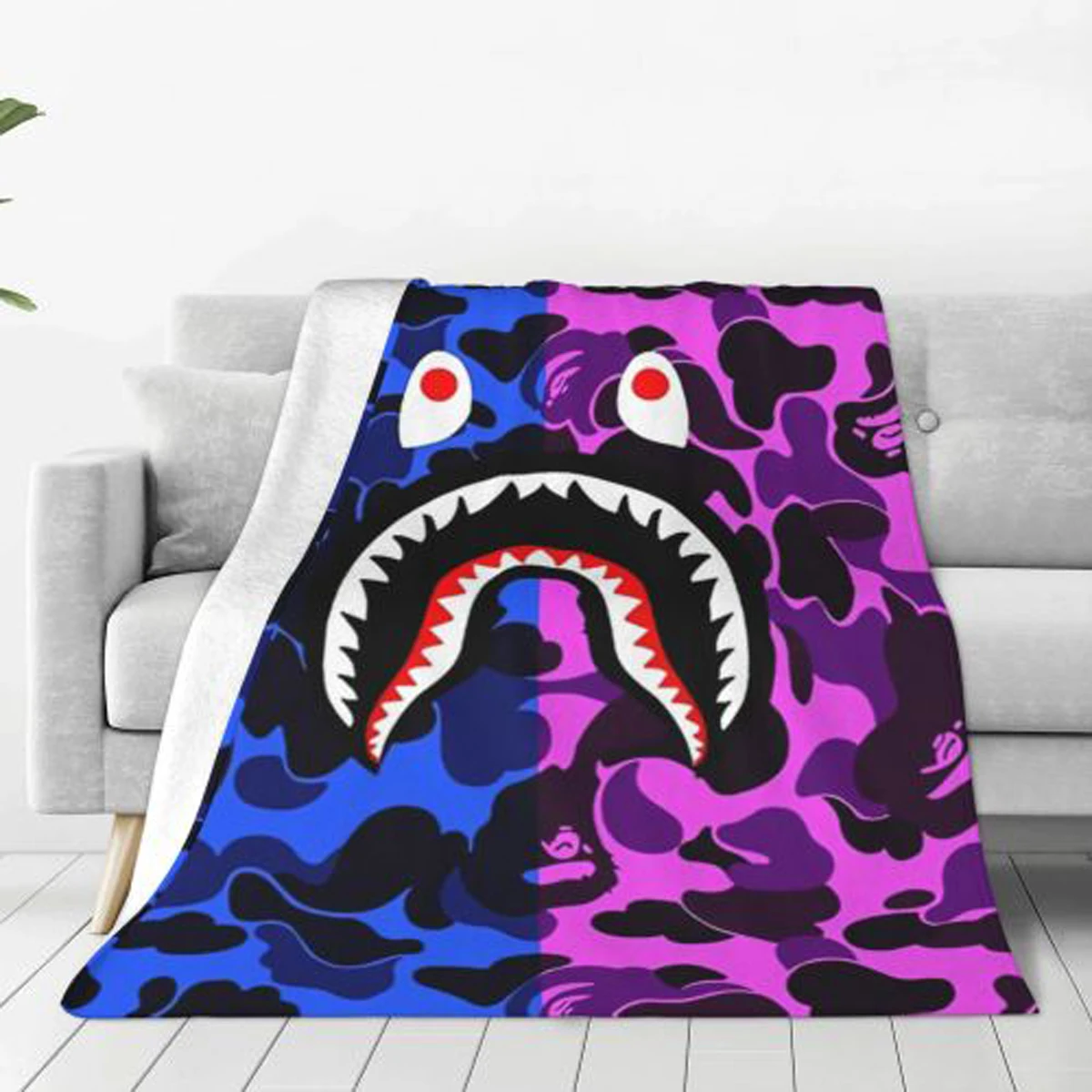 Bape-Shark Throw Blanket Ultra Soft Lightweight Bed Blanket Quilt Durable Home Decor Fleece Velvet Blanket Sofa Blanket Carpet
Bape-Shark Throw Blanket Ultra Soft Lightweight Bed Blanket Quilt Durable Home Decor Fleece Velvet Blanket Sofa Blanket Carpet