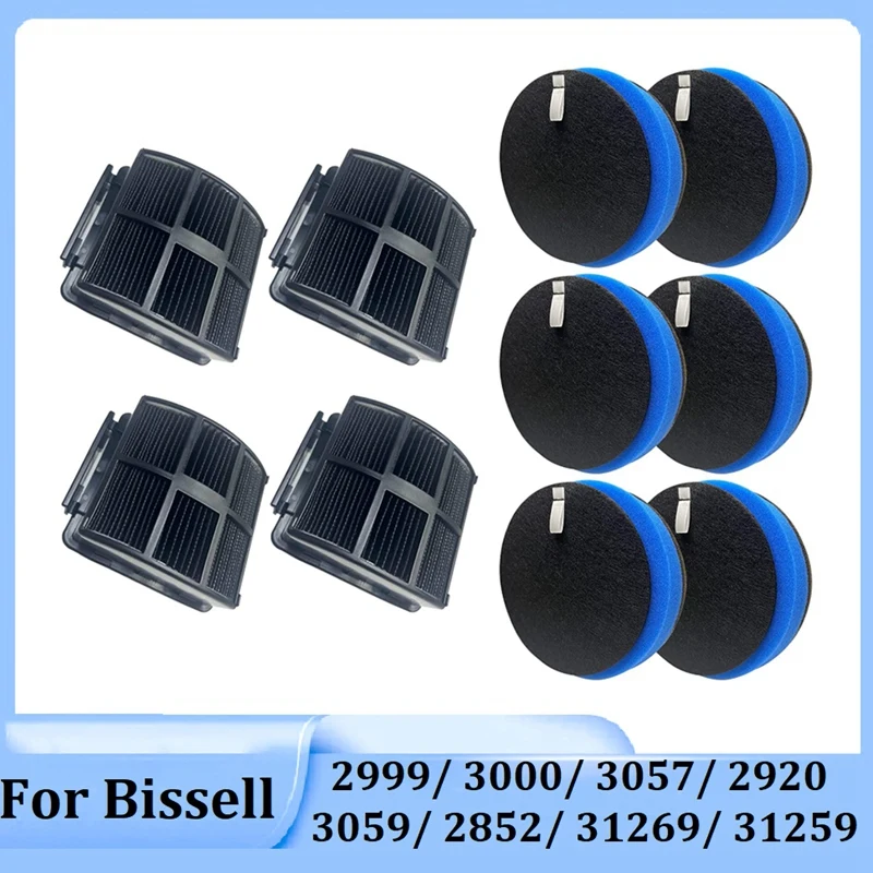 HEPA Filter And Filter Cotton For Bissell 2999 3000 3057 2920 3059 2852 31269 31259 Handheld Vacuum Cleaner Parts
HEPA Filter And Filter Cotton For Bissell 2999 3000 3057 2920 3059 2852 31269 31259 Handheld Vacuum Cleaner Parts