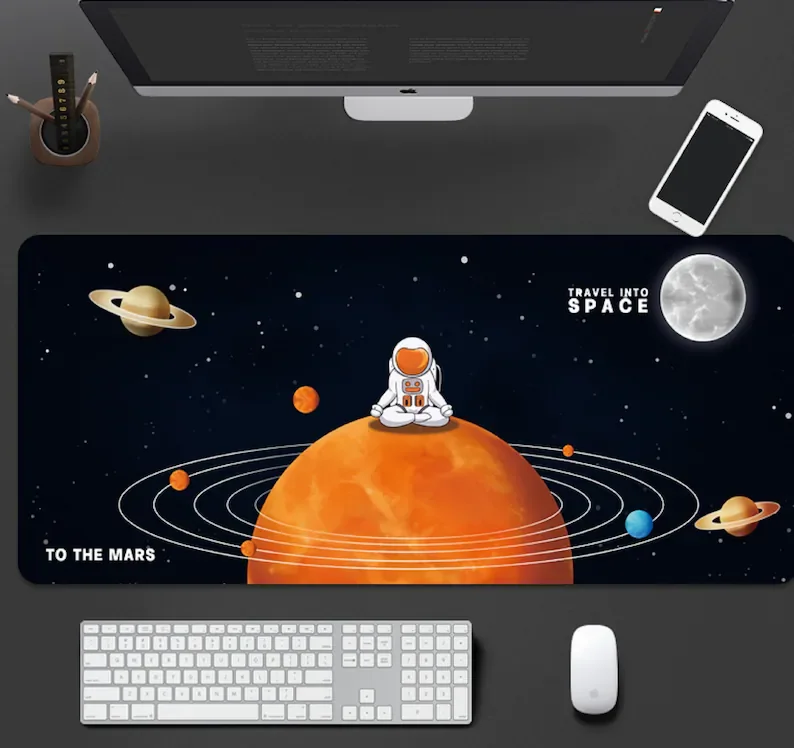Astronauts Large Desk Mat, Desk Accessories, Table Keyboard Mat, Kawaii Laptop Mat, Gaming Desk Mat, Custom Desk Pad, Fantasy Mo
Astronauts Large Desk Mat, Desk Accessories, Table Keyboard Mat, Kawaii Laptop Mat, Gaming Desk Mat, Custom Desk Pad, Fantasy Mo