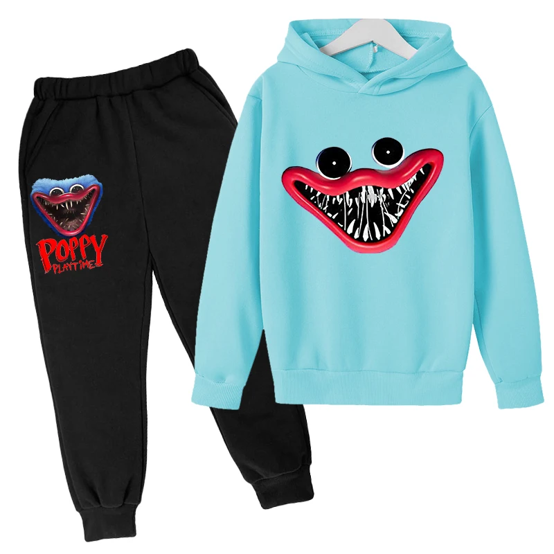 3-14Y Children's Poppy Playtime Fleece Hoodie 2-piec Set Harajuku Boy Girl Fashion Huggy wuggy Sports Suit Autumn Horror Clothes
3-14Y Children's Poppy Playtime Fleece Hoodie 2-piec Set Harajuku Boy Girl Fashion Huggy wuggy Sports Suit Autumn Horror Clothes