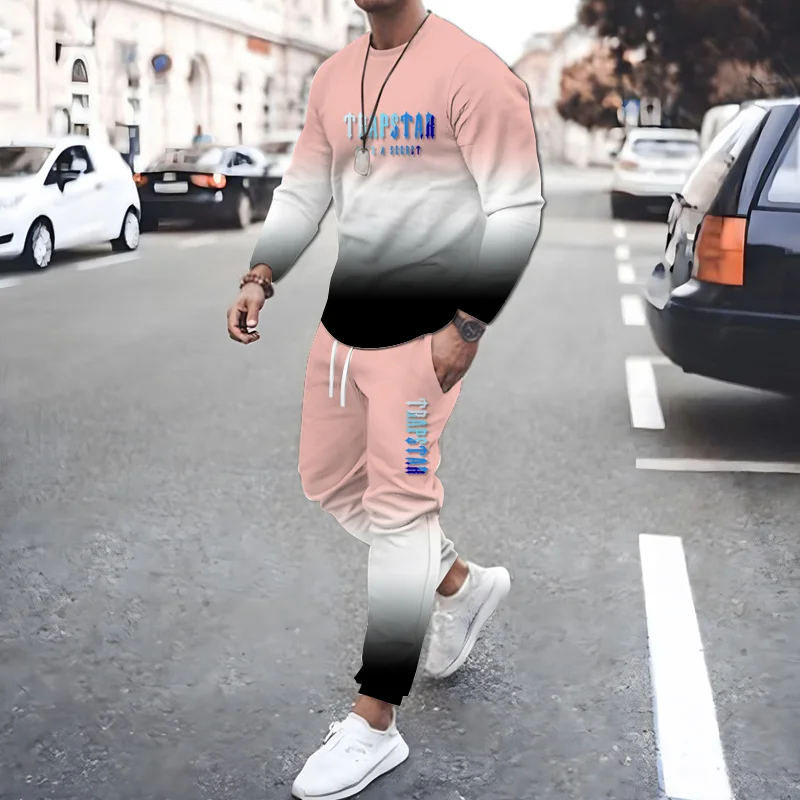 Men's Trousers Sportswear 2-Piece 3D Printing Summer Gradient Color Long Sleeve T-shirt+Trousers Street Wear 2022
Men's Trousers Sportswear 2-Piece 3D Printing Summer Gradient Color Long Sleeve T-shirt+Trousers Street Wear 2022