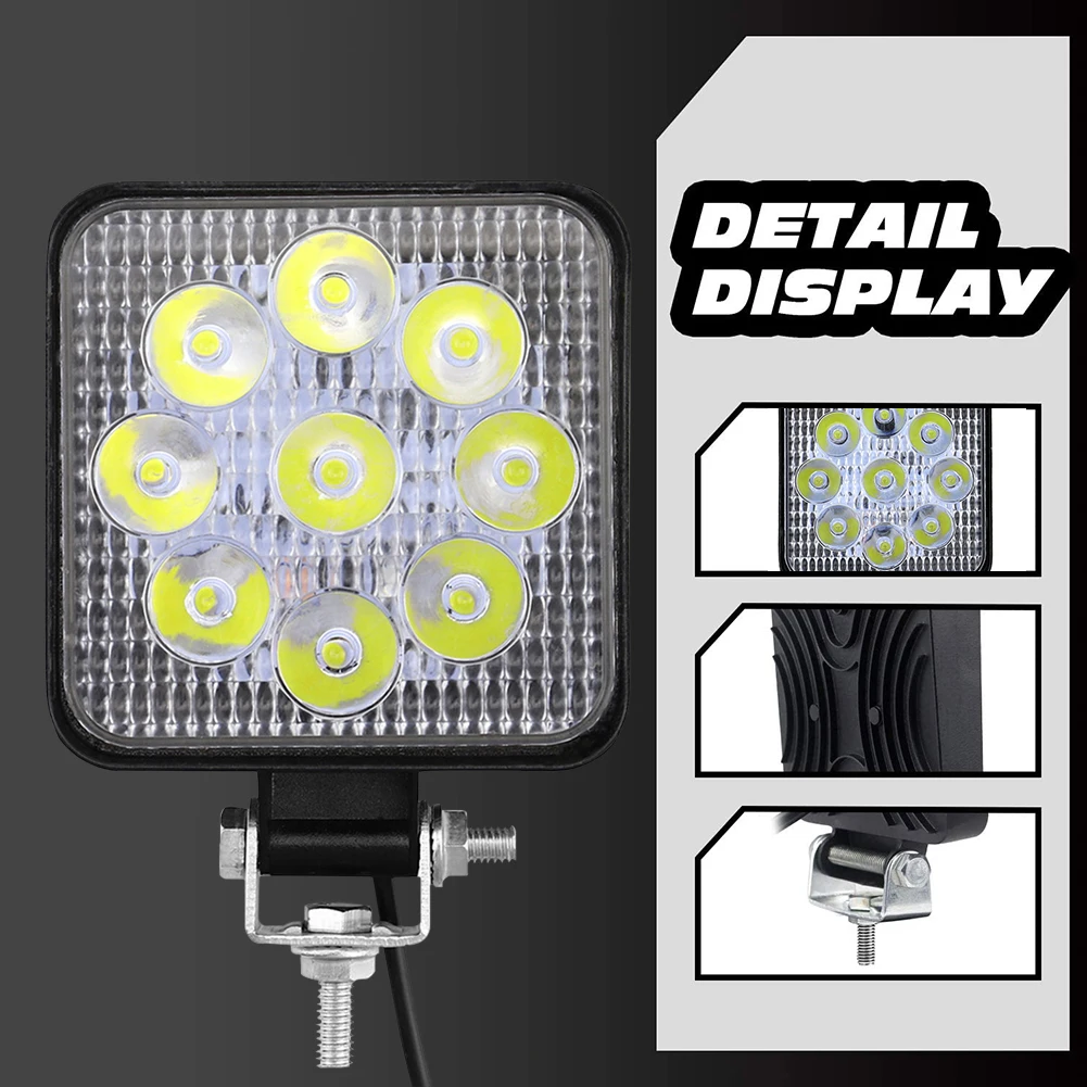 27/48w 30 Degree LED Flood Beam Lights Square Off-road Bulb Lamp Light Fog Lighting For SUV/Truck/ATV/Vehicles//Marine
27/48w 30 Degree LED Flood Beam Lights Square Off-road Bulb Lamp Light Fog Lighting For SUV/Truck/ATV/Vehicles//Marine