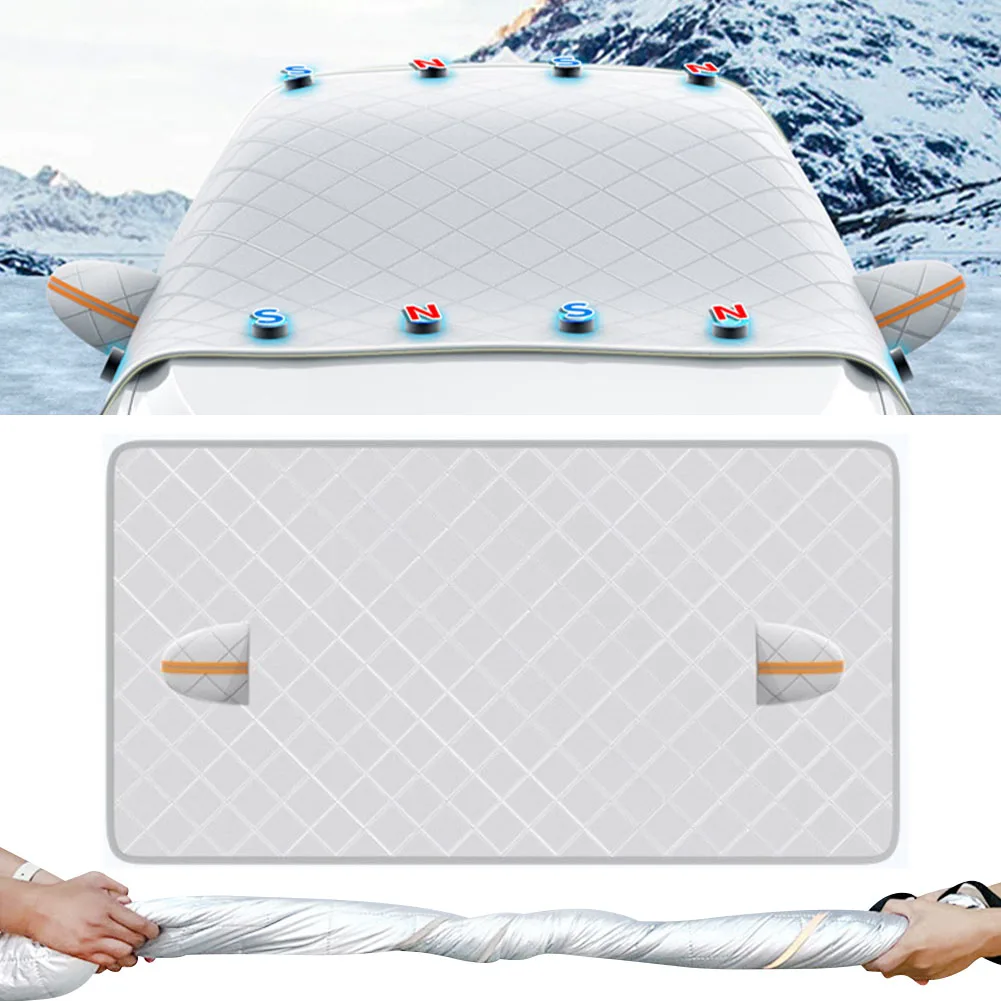 1PCS Universal Car Magnetic Snow Cover Car Windshield Protection Sunshade Cover With Reflective Strips Auto Exterior Accessories
1PCS Universal Car Magnetic Snow Cover Car Windshield Protection Sunshade Cover With Reflective Strips Auto Exterior Accessories