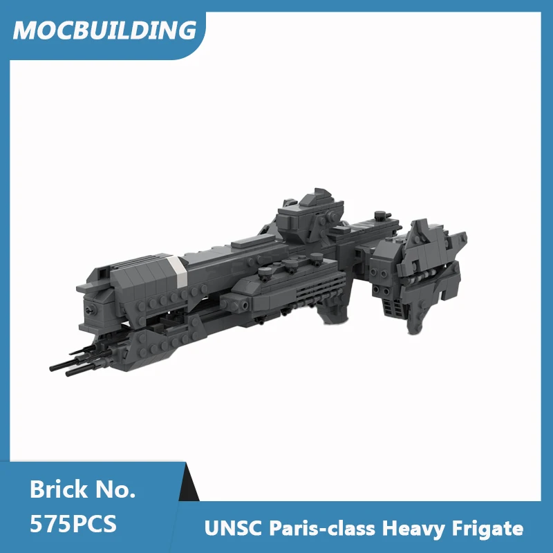 Конструктор MOC, масштаб средней длины, UNSC, парижский класс, тяжелая модель, космос, войны, сборные кирпичи для творчества, детские игрушки, 575 ...
Конструктор MOC, масштаб средней длины, UNSC, парижский класс, тяжелая модель, космос, войны, сборные кирпичи для творчества, детские игрушки, 575 ...