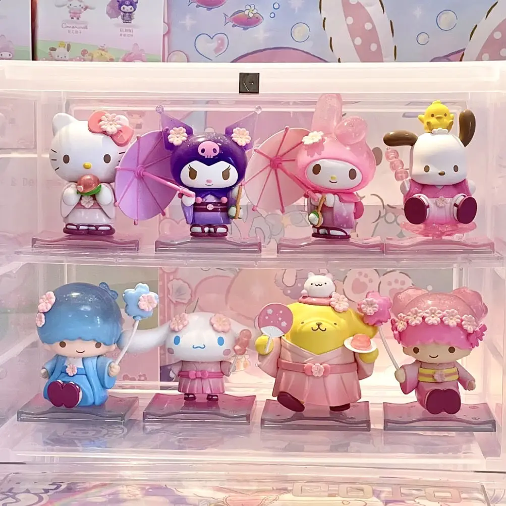 Sanrioed Kawaii Anime Cartoon series HelloKitty My melody Pachacco Kuromi New cute two-dimensional girl heart blind box doll
Sanrioed Kawaii Anime Cartoon series HelloKitty My melody Pachacco Kuromi New cute two-dimensional girl heart blind box doll