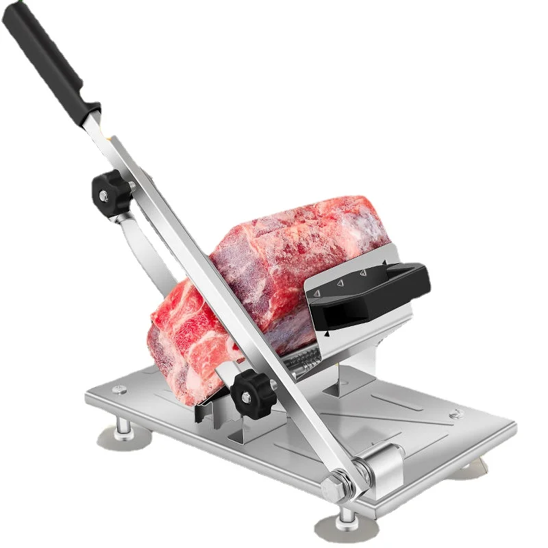 Stainless Steel Manual Slicer for Lamb Rolls and Frozen Meat - Thin Meat Slicing Machine for Home Use
Stainless Steel Manual Slicer for Lamb Rolls and Frozen Meat - Thin Meat Slicing Machine for Home Use