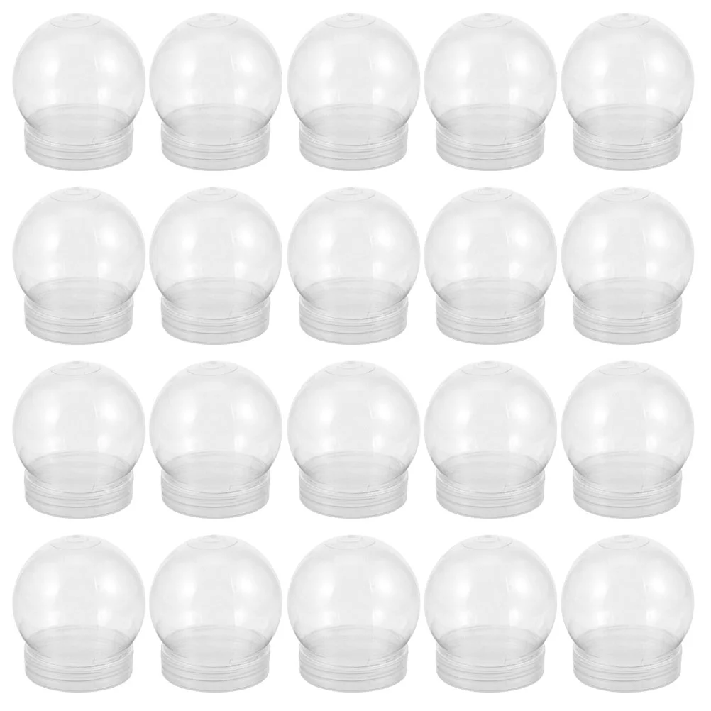 Clear Water Globes with Screw Off Caps Empty Snow Globe Making Props Plastic Water Globes Christmas Party Display Favor
Clear Water Globes with Screw Off Caps Empty Snow Globe Making Props Plastic Water Globes Christmas Party Display Favor
