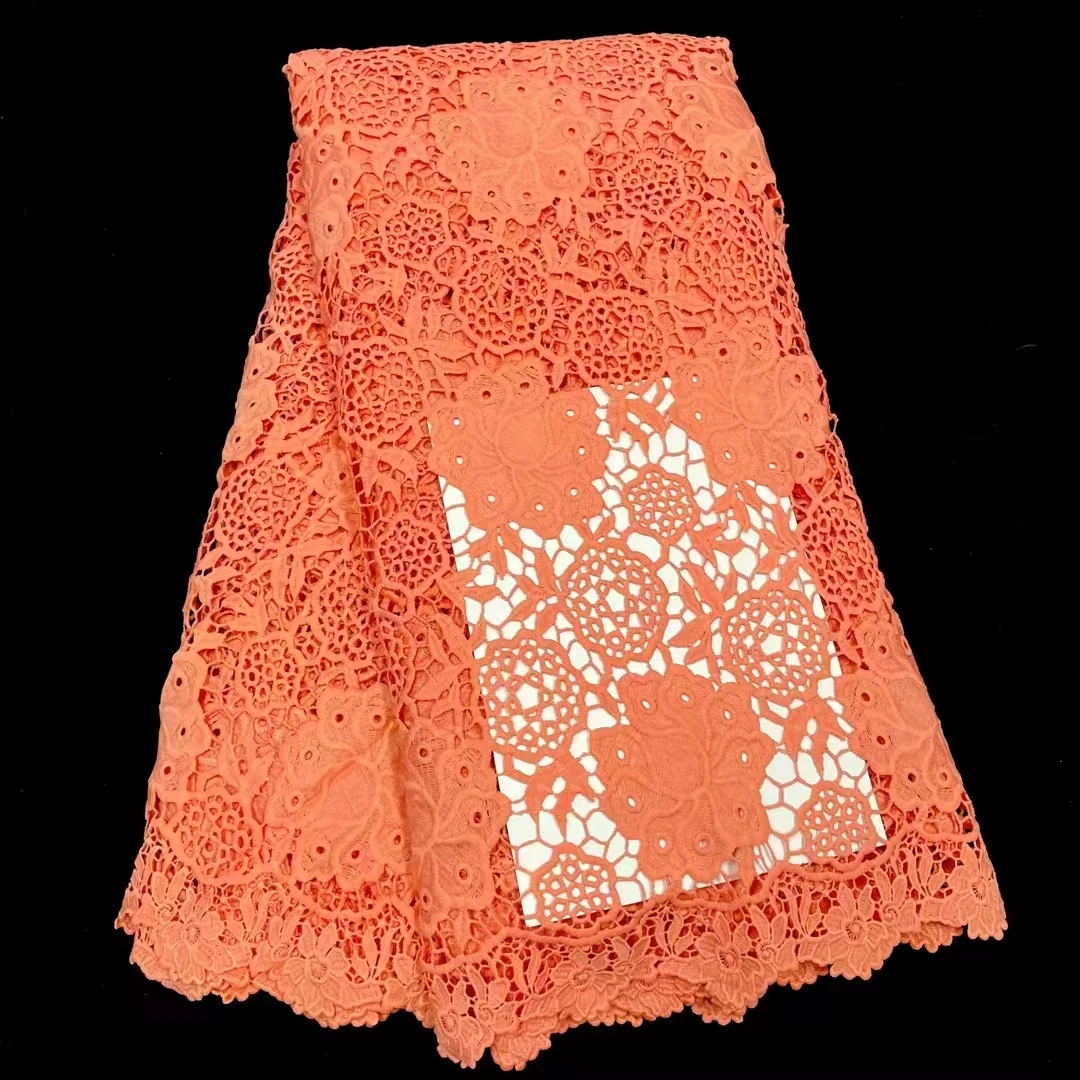 Water Soluble Lace Fabric Orange Guipure Fabric Best Quality Fancy Dress Lace Fast Shipping 5 Yards Sew Princess's Dress SRFG81
Water Soluble Lace Fabric Orange Guipure Fabric Best Quality Fancy Dress Lace Fast Shipping 5 Yards Sew Princess's Dress SRFG81