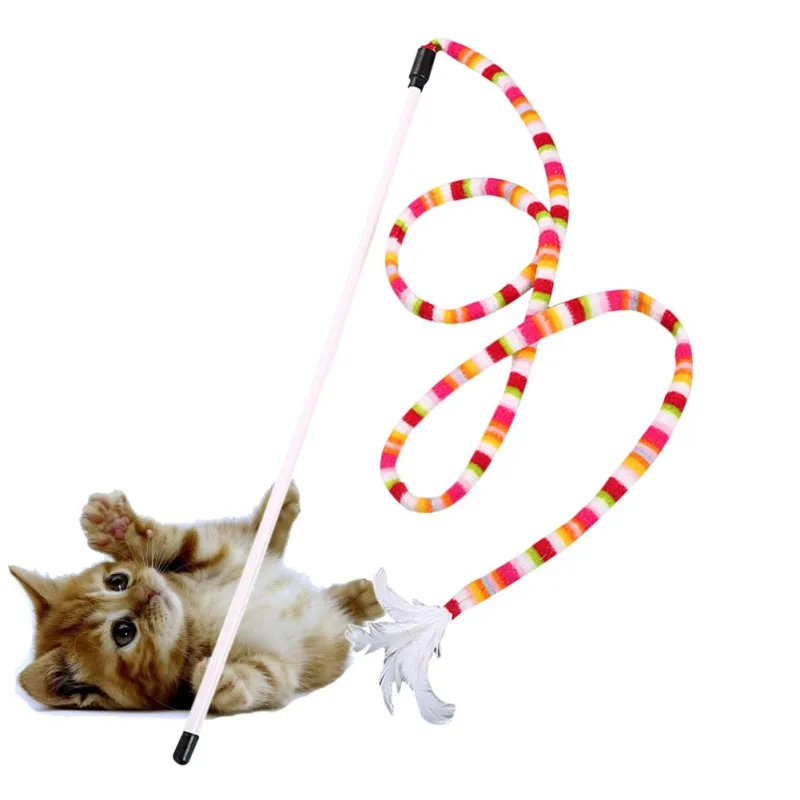 Pet Interactive Toy Supplies Cat Dog Funny Wand Toy With Feather Head Mixed Color Cat Stick Accessories Dropship
Pet Interactive Toy Supplies Cat Dog Funny Wand Toy With Feather Head Mixed Color Cat Stick Accessories Dropship