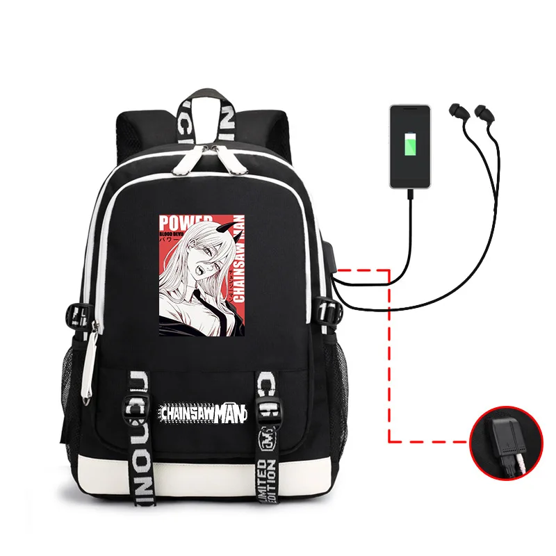 Anime Chainsaw Man Denji Pochita Makima Power Hayakawa Backpacks Kids Schoolbag Cartoon 3D Printed School for Teenager Boys Girl
Anime Chainsaw Man Denji Pochita Makima Power Hayakawa Backpacks Kids Schoolbag Cartoon 3D Printed School for Teenager Boys Girl