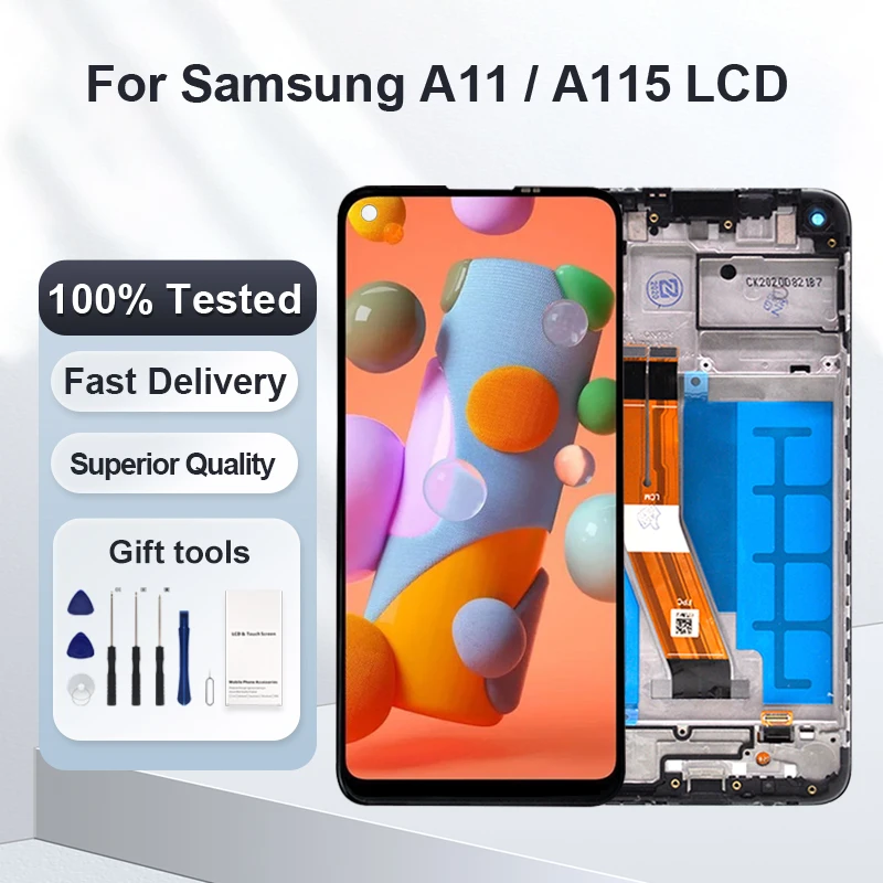 1PCS 6.4 Inch A115 Display For Samsung Galaxy A11 Lcd Touch Panel Screen Digitizer A115M F A115A U Assembly With Frame
1PCS 6.4 Inch A115 Display For Samsung Galaxy A11 Lcd Touch Panel Screen Digitizer A115M F A115A U Assembly With Frame