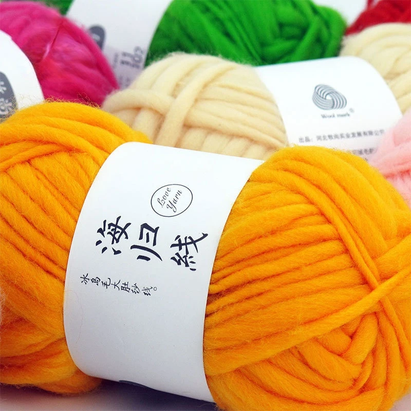 50g Soft Cotton Wool Knitting Wool Thick Yarn Fiber Velvet Knitting Wool Hand Knitted Wool Scarf Sweater DIY Material Bag
50g Soft Cotton Wool Knitting Wool Thick Yarn Fiber Velvet Knitting Wool Hand Knitted Wool Scarf Sweater DIY Material Bag