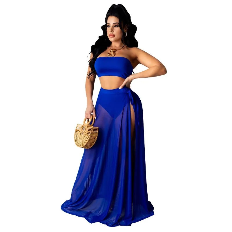 3 Piece Bikini Set Cover Up Women Tank Panties And Skirt Bathing Suit Summer Fashion Solid Sexy Bikinis Long Skirt Cover Ups Set
3 Piece Bikini Set Cover Up Women Tank Panties And Skirt Bathing Suit Summer Fashion Solid Sexy Bikinis Long Skirt Cover Ups Set