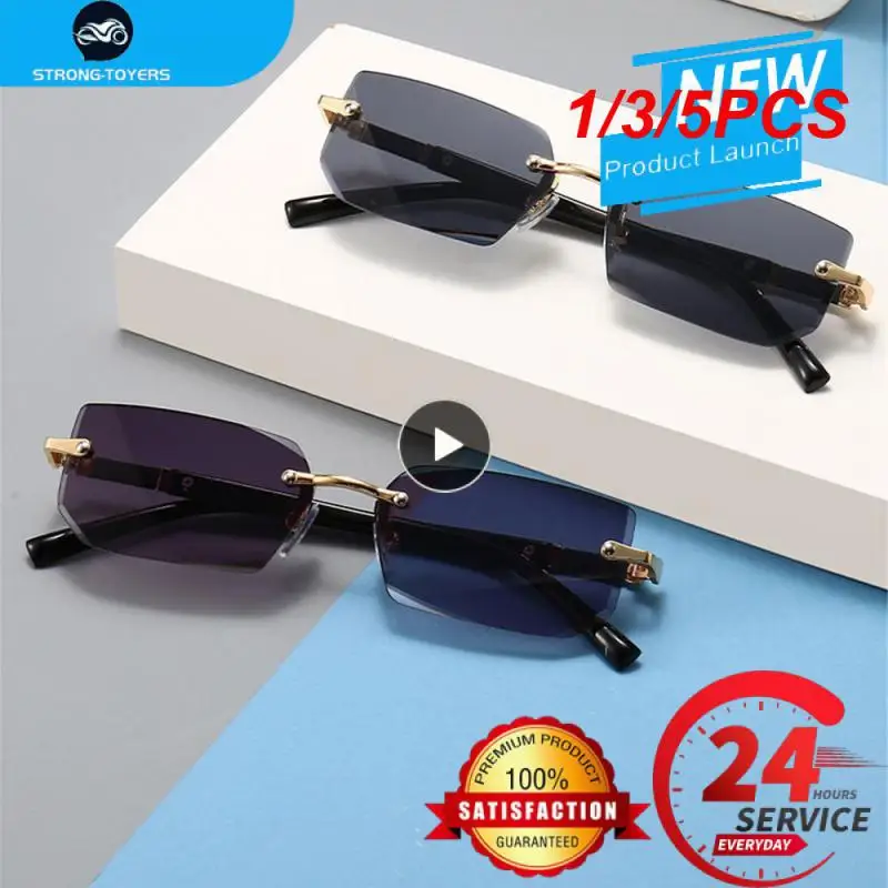 1/3/5PCS Trendy Punk Rimless Rectangle Sunglasses Men Women Fashion Shades UV400 Driving Sun Glasses Frameless Gradient Eyewear
1/3/5PCS Trendy Punk Rimless Rectangle Sunglasses Men Women Fashion Shades UV400 Driving Sun Glasses Frameless Gradient Eyewear