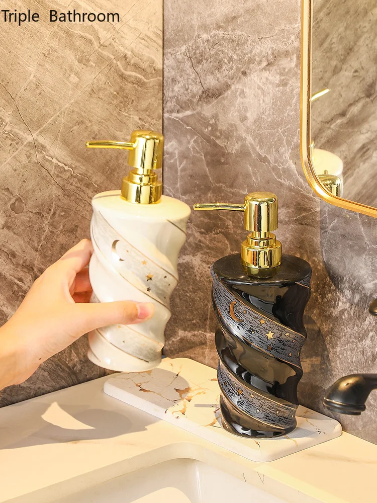 1pc Creative Ceramics Lotion Bottle Hotel Soap Dispenser Kitchen Hand Sanitizer Sub-bottling Shampoo Bottle Bathroom Accessory
1pc Creative Ceramics Lotion Bottle Hotel Soap Dispenser Kitchen Hand Sanitizer Sub-bottling Shampoo Bottle Bathroom Accessory