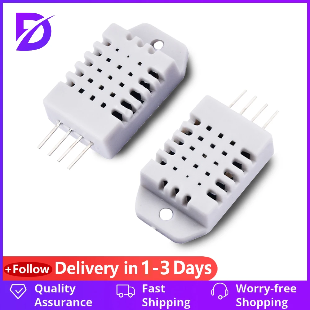 DHT22 digital temperature and humidity sensor temperature and humidity module AM2302
DHT22 digital temperature and humidity sensor temperature and humidity module AM2302