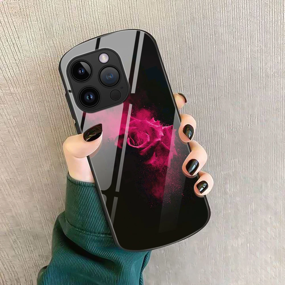 Flower Petal Phone Case For iPhone 14 Plus 11Pro Cases For iPhone 13 Mini 12 Pro Max XS Luxury Oval Tempered Glass Cover Carcasa
Flower Petal Phone Case For iPhone 14 Plus 11Pro Cases For iPhone 13 Mini 12 Pro Max XS Luxury Oval Tempered Glass Cover Carcasa