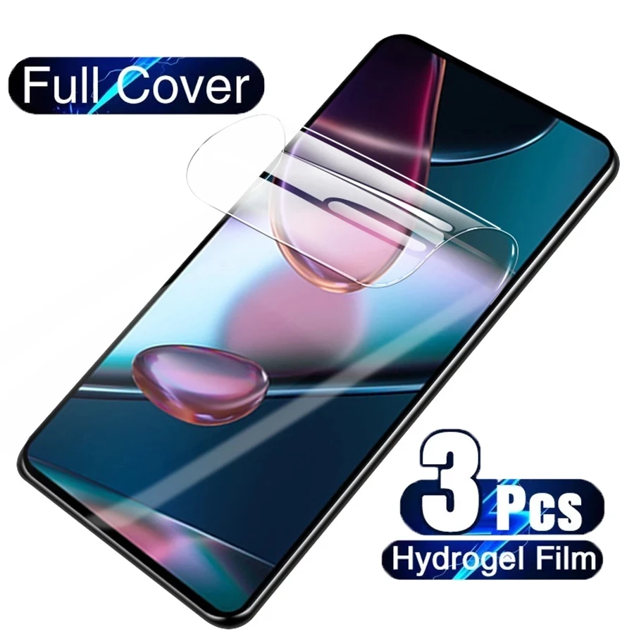 

3PCS Hydrogel Film for Motorola Moto G10 G20 G30 G50 G60 G100 G200 G31 G41 G51 G71 G22 G52 G82 E40 E30 E20 Screen Protector Film