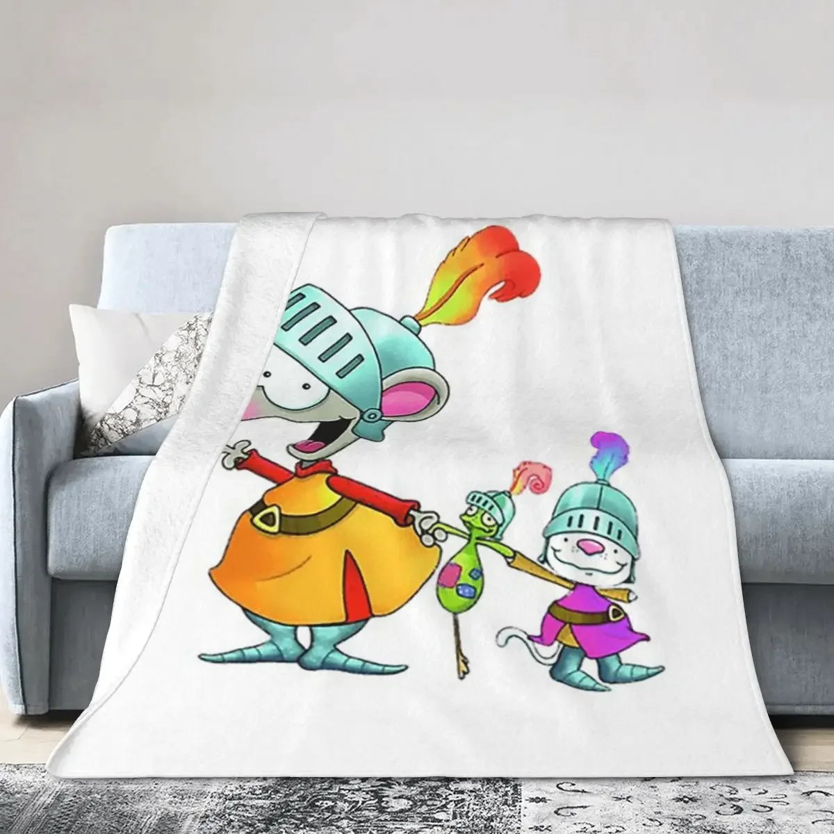Одеяло Happy Toopy и Binoo мягкое теплое Фланелевое покрывало плюшевое одеяло для